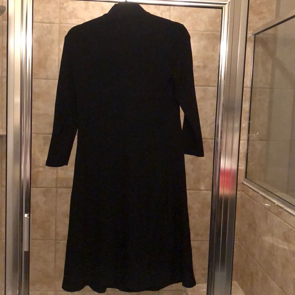 Isabella Oliver Maternity Mock Neck Flare Dress 2 - Picture 7 of 8